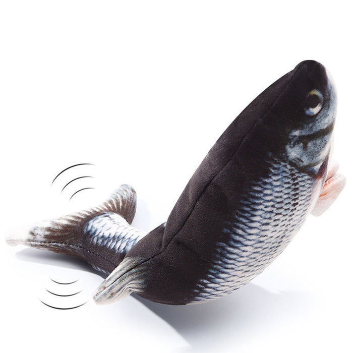 Sprattlande Fisk - Rörlig Kattleksak