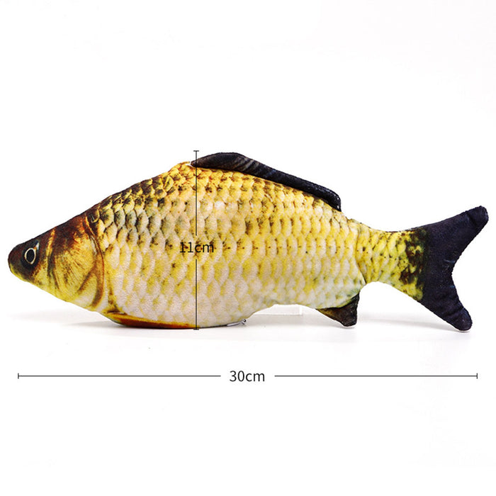 Sprattlande Fisk - Rörlig Kattleksak