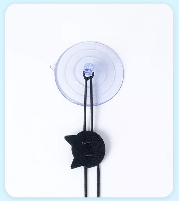 Hängande Mus med Sugpropp - Kattleksak