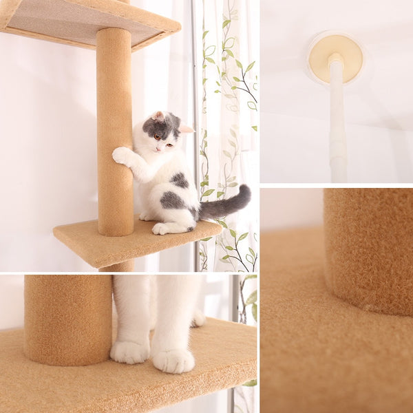 Justerbart Kattträd / Kattställning - Klösträd för katter